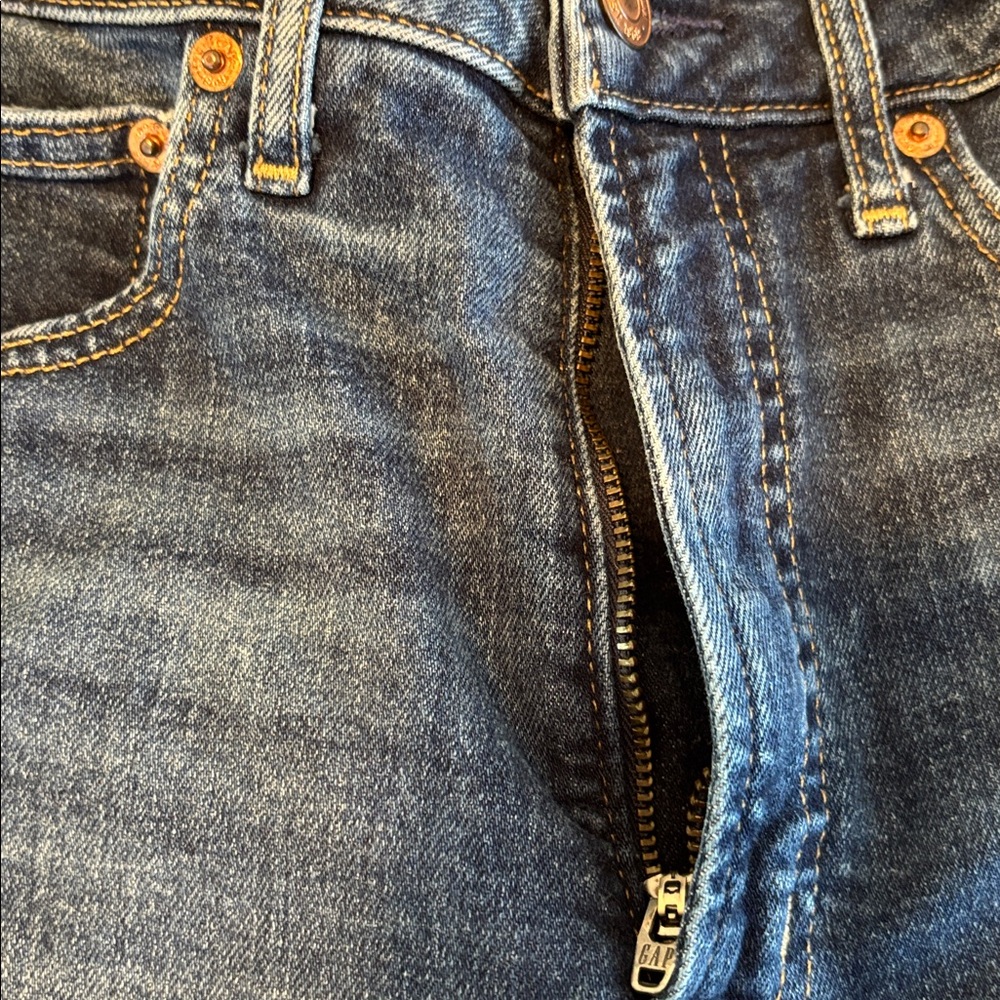 GAP VINTAGE SLIM SKY HIGH DARK WASH JEANS in Size 28/6R - Picture 5 of 7